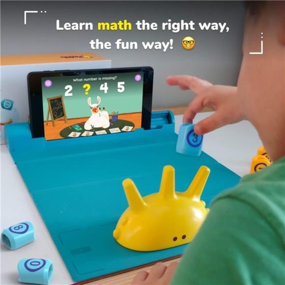 Math Game Plugo Count (Kit + App with 5 Interactive Math Games) Educational Toys